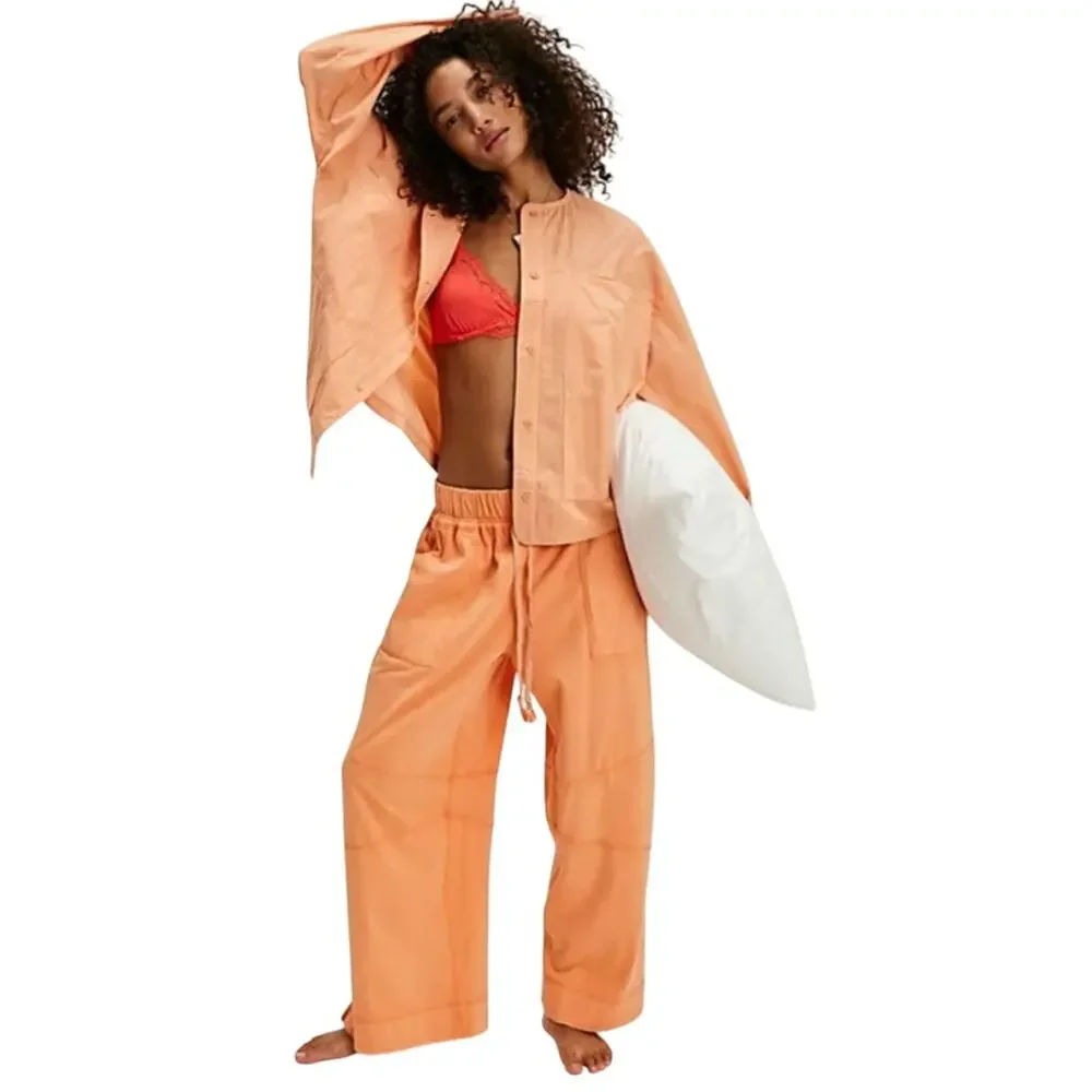 Free People shoulder peach oversized